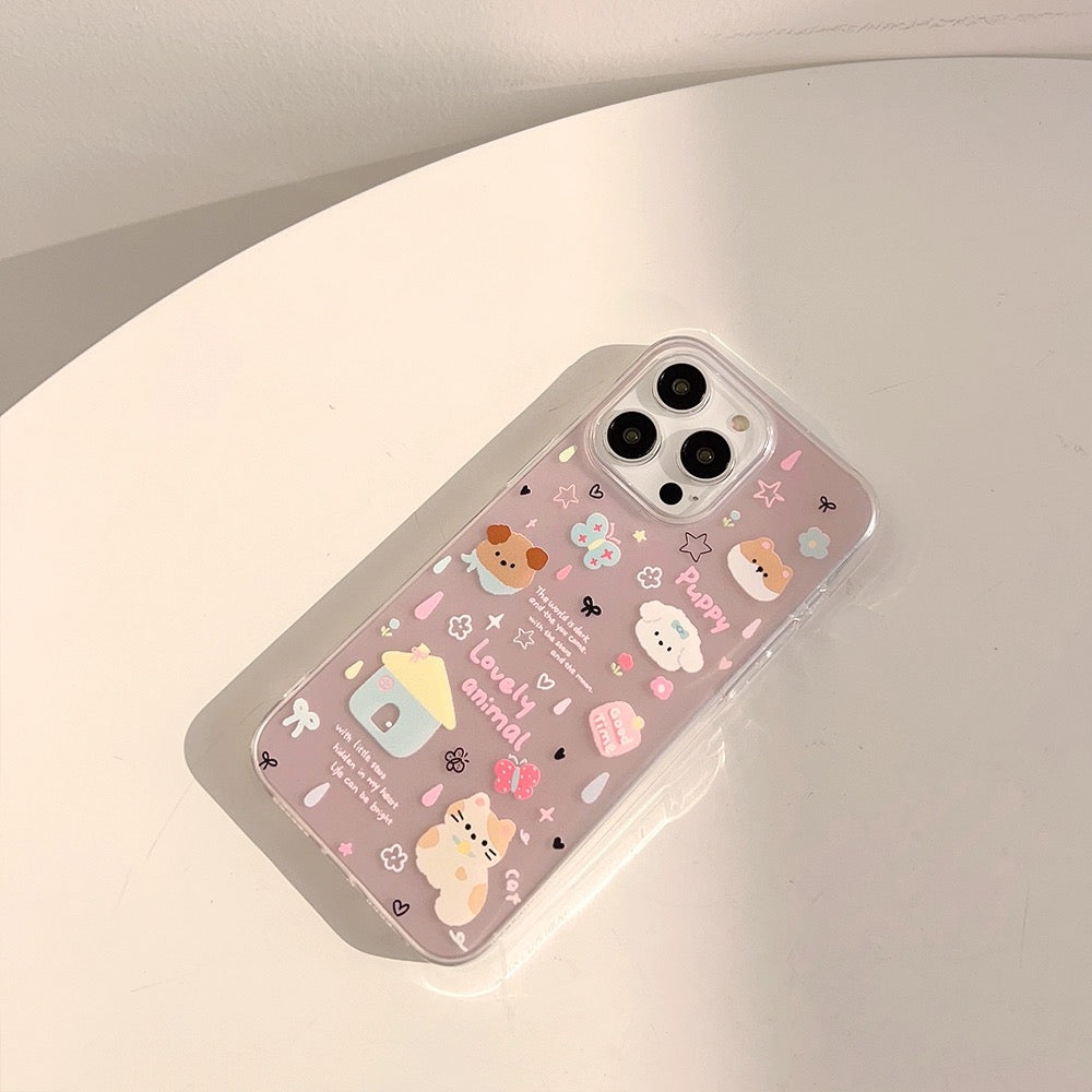 iPhoneケース かわいい アニマル スマホケース