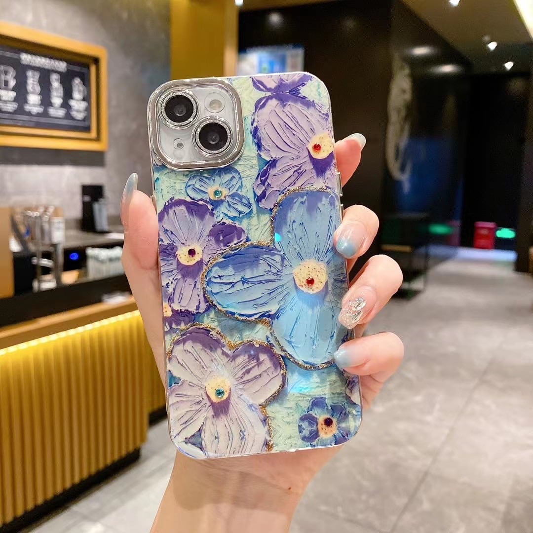 iPhoneケース かわいい お花柄 おしゃれ スマホケース