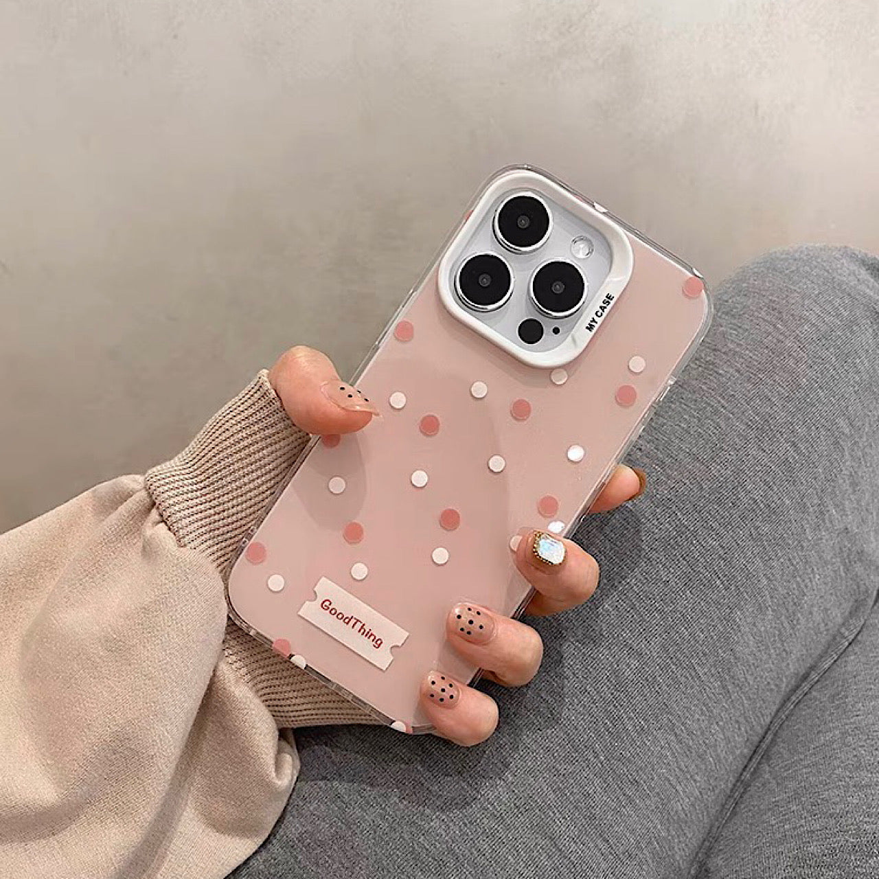 iPhoneケース かわいい ピンク シンプル スマホケース