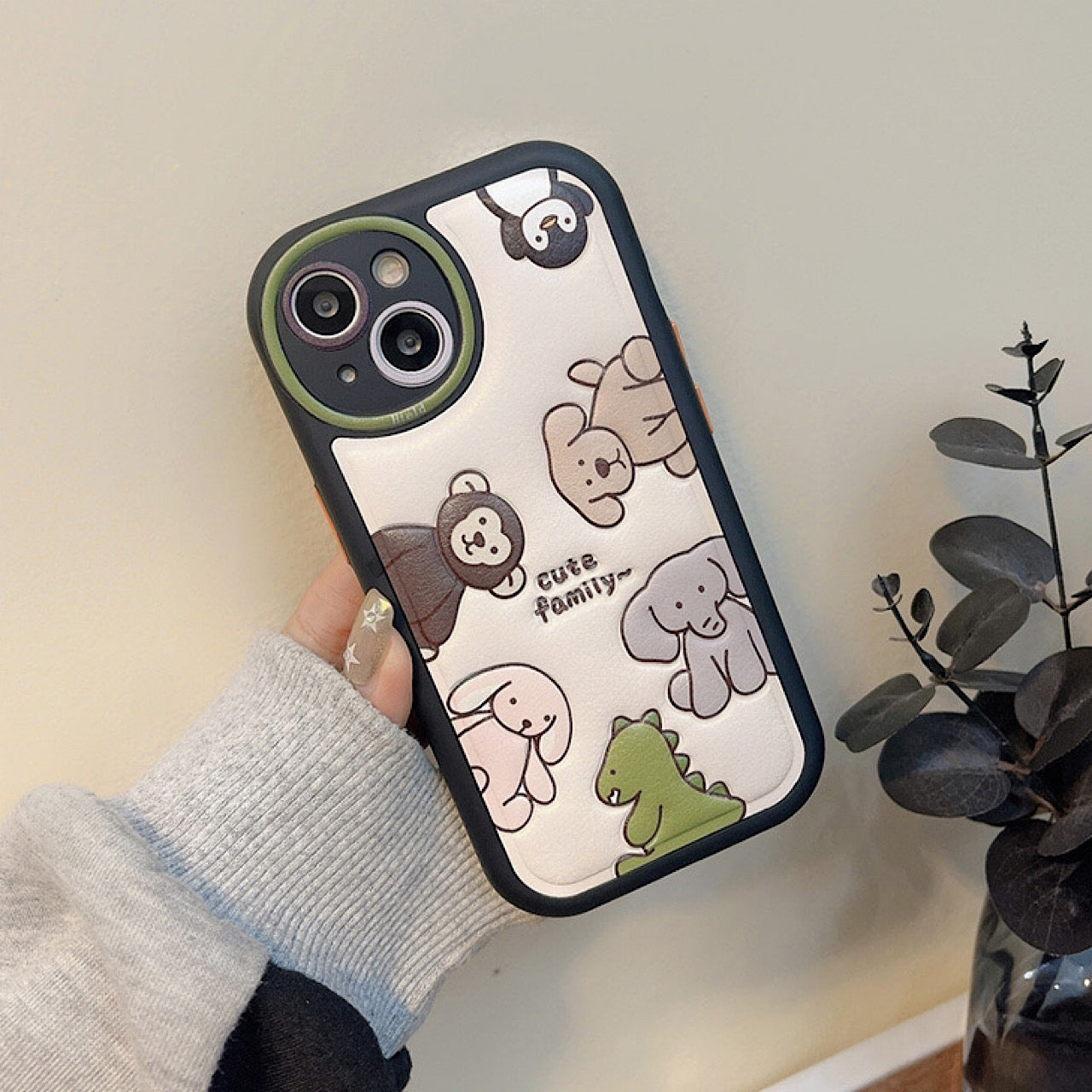 iPhoneケース かわいい カラフル アニマル スマホケース