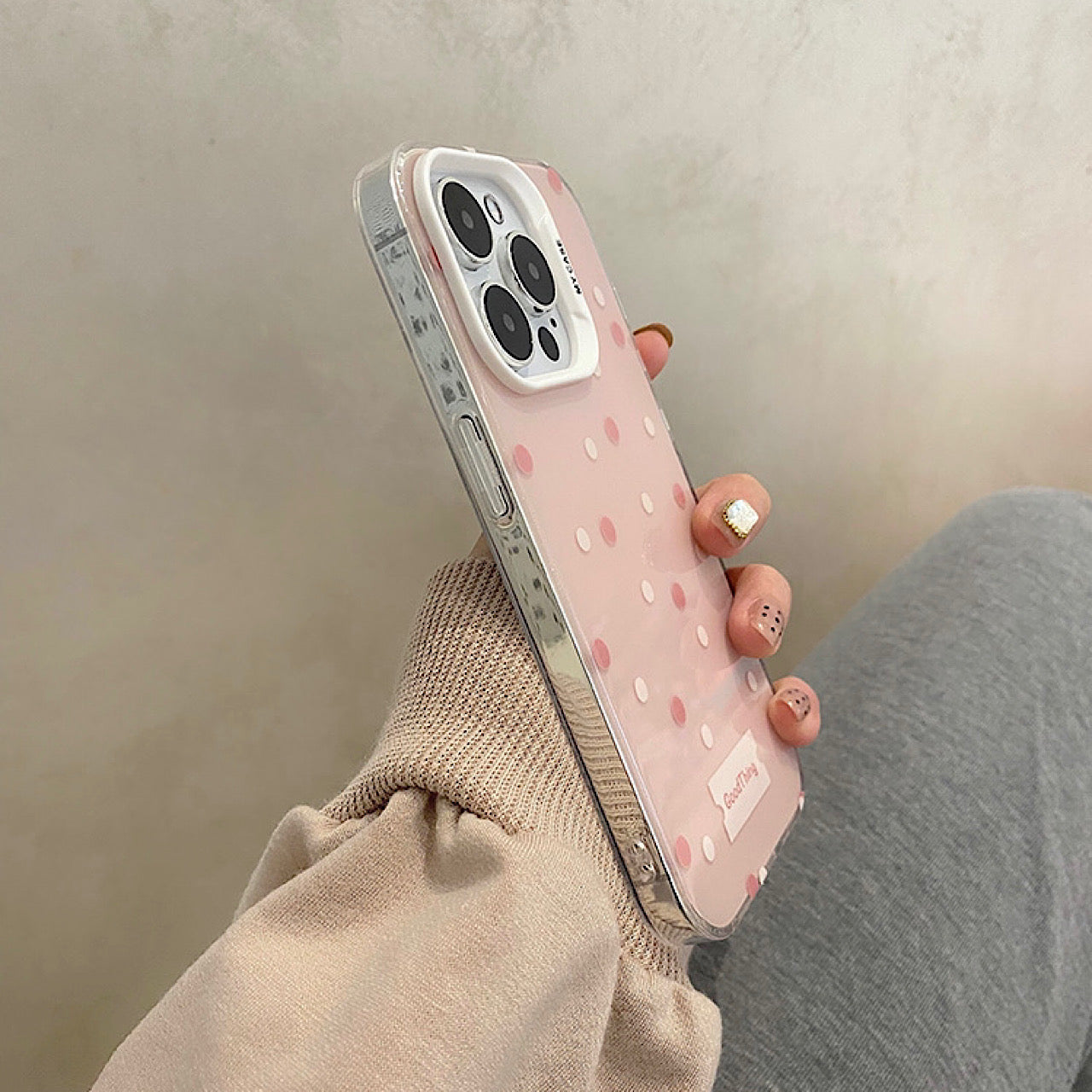 iPhoneケース かわいい ピンク シンプル スマホケース