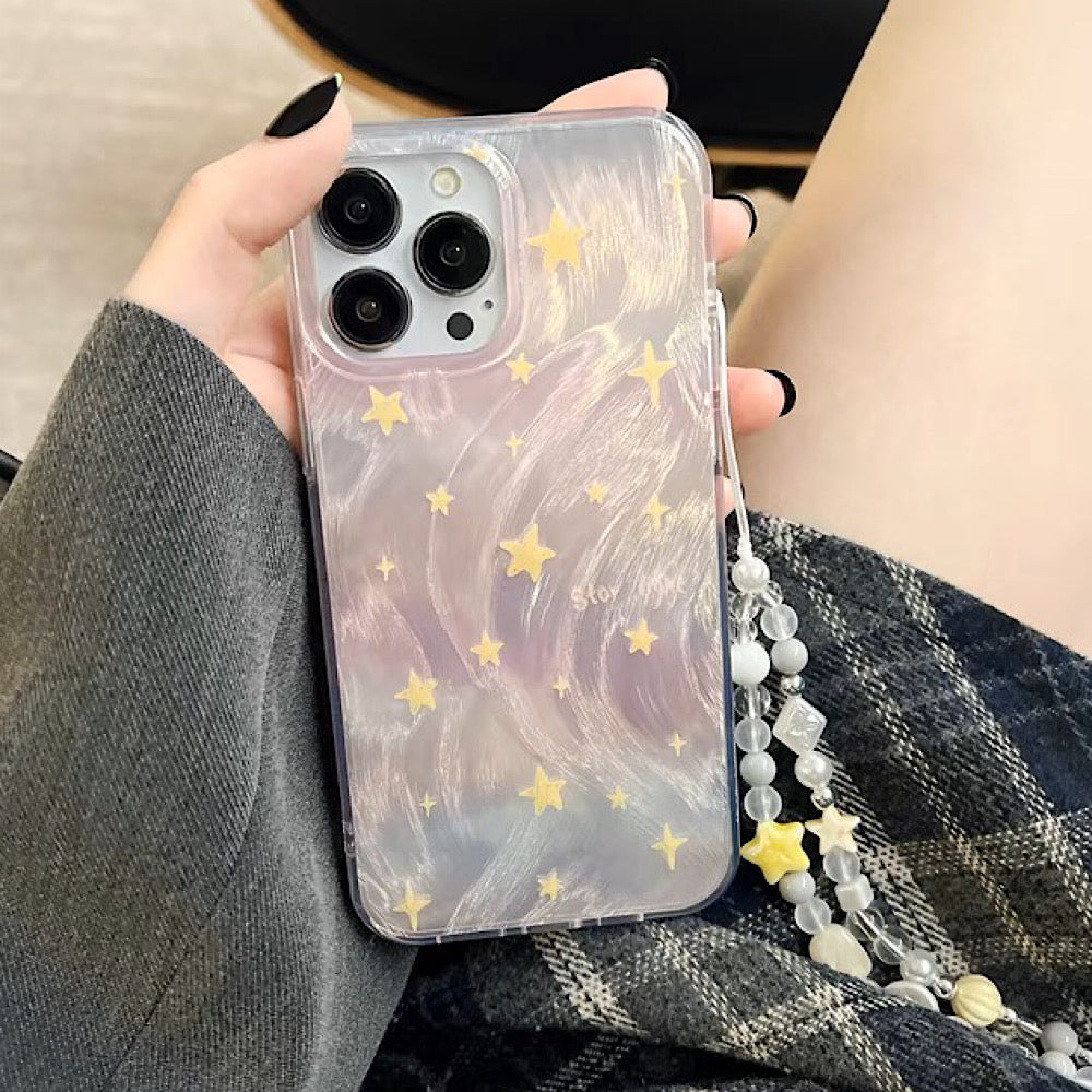 iPhoneケース おしゃれ スター かわいい スマホケース