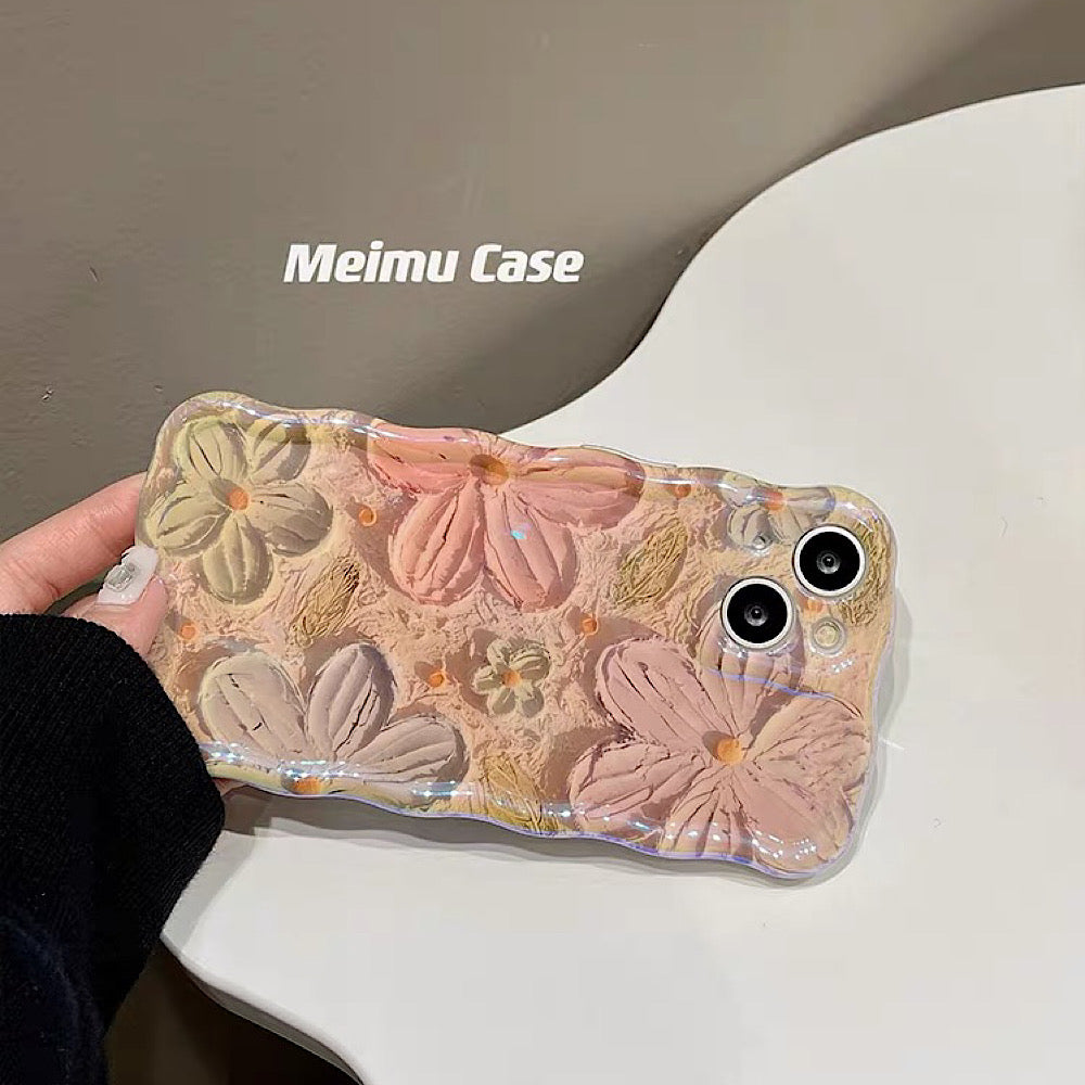 iPhoneケース かわいい お花柄 おしゃれ スマホケース