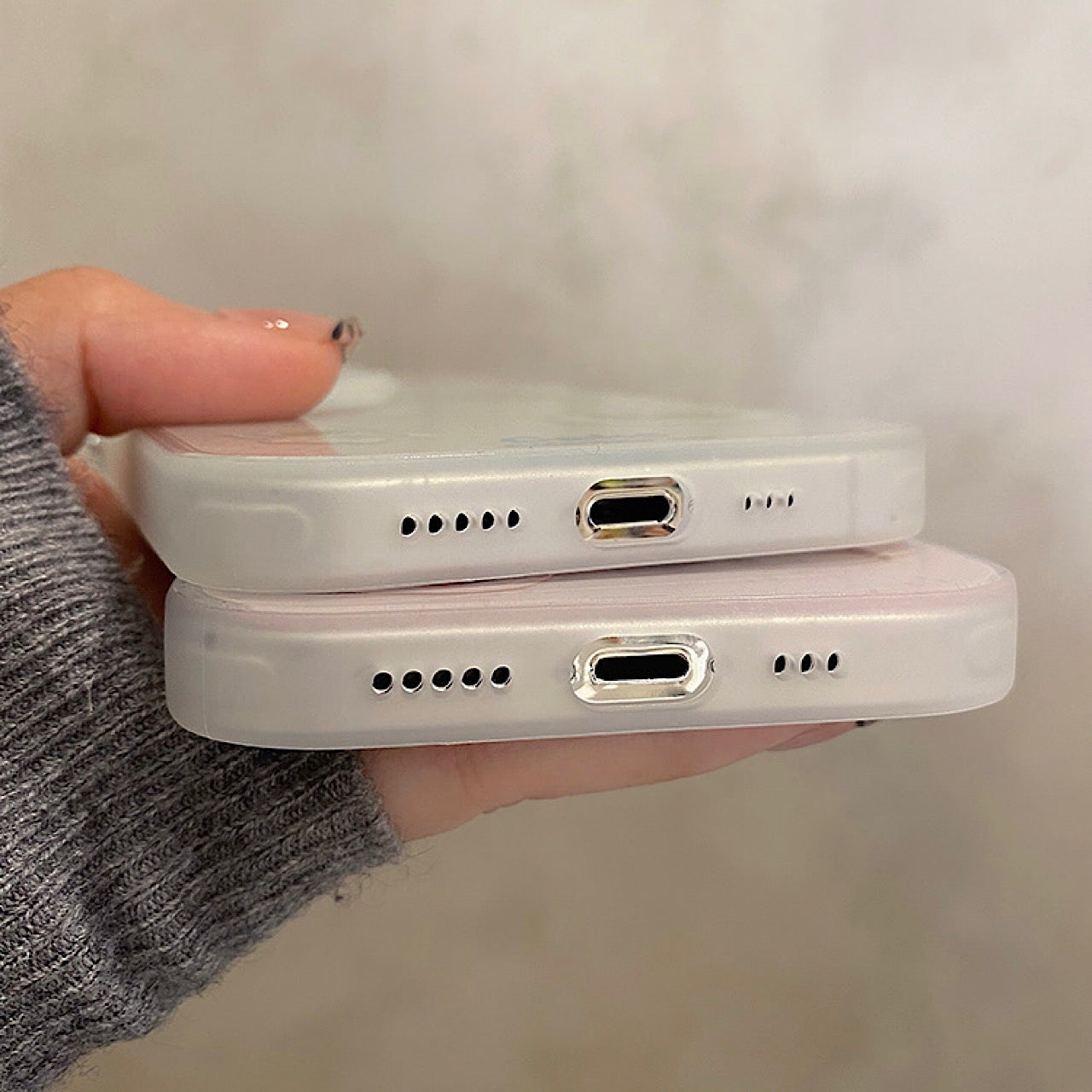 iPhoneケース かわいい スイーツ 単色 スマホケース