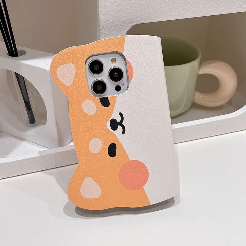 iPhoneケース かわいい 持ち手付き 手帳型 スマホケース