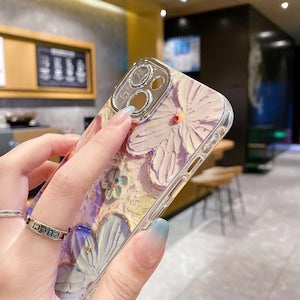 iPhoneケース かわいい お花柄 おしゃれ スマホケース