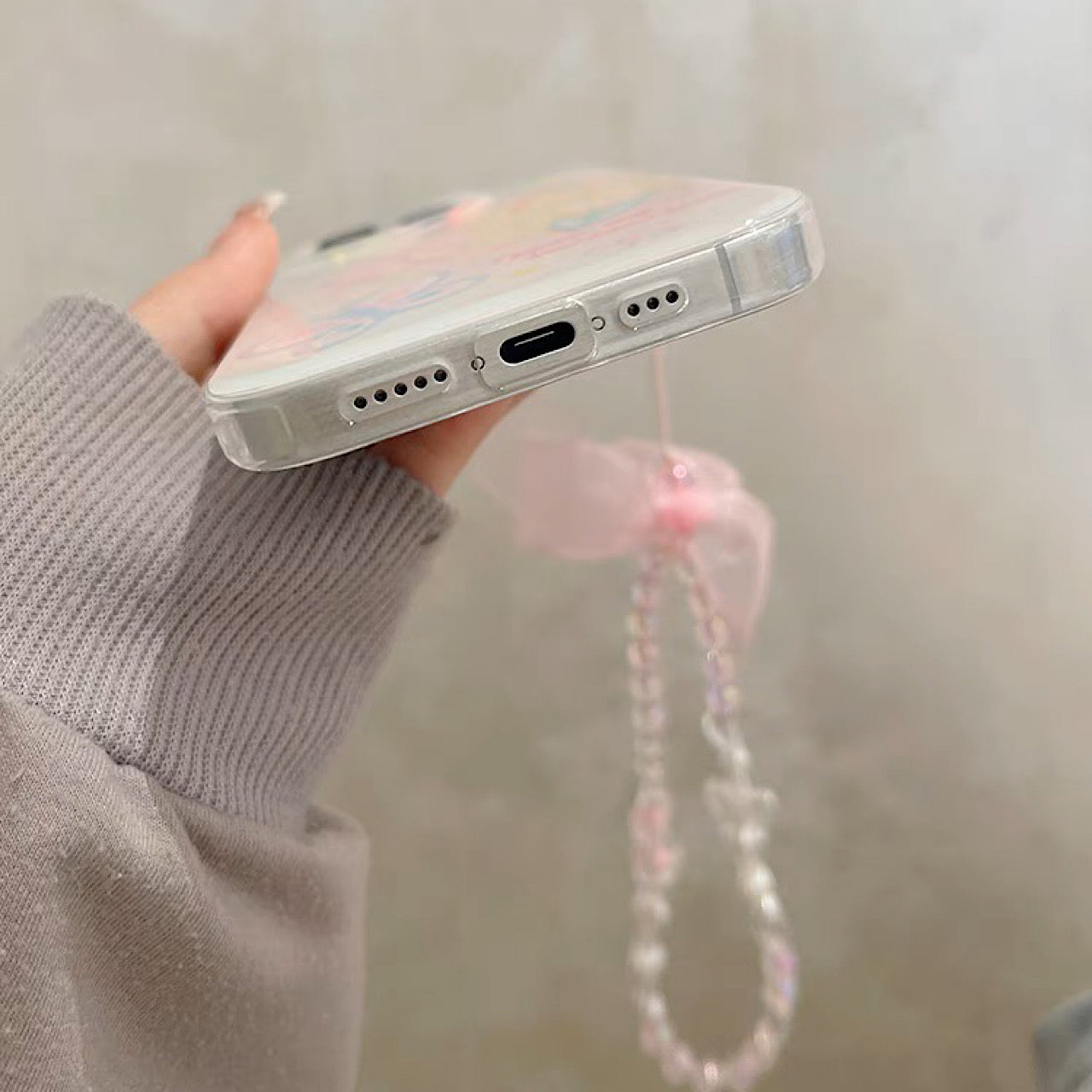 iPhoneケース かわいい カラフル 蝶々 フラワー ピンク スマホケース