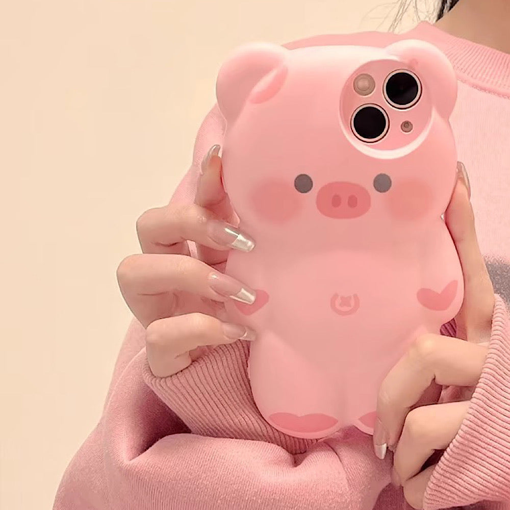 iPhoneケース かわいい ピンク ぶた スマホケース